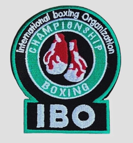 Generic Aufnäher, Motiv: Boxing IBO, 8,9 cm, bestickt, zum Aufbügeln oder Aufnähen, groß Generic Aufnäher, Motiv: Boxing IBO, 8,9 cm, bestickt, zum Aufbügeln oder Aufnähen, groß von Generic