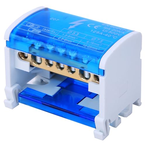 Generic DIN -Schienenbox, Anschlussbox -Klemme Streifenblöcke Verdrahtungsanschlussklemme Stromverteilungsanschluss Blockverteilungsbox für Elektrotechnik Generic DIN -Schienenbox, Anschlussbox -Klemme Streifenblöcke Verdrahtungsanschlussklemme Stromverteilungsanschluss Blockverteilungsbox für Elektrotechnik von Generic