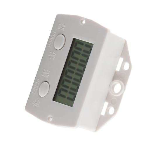 Generic Digitaler Zähler, Zeilenzähler für Strick-Digitalzähler für Strickmaschine mit Magnetischer Induktionsschalter Zeile Zähler Elektronisch LCD Digital 0-99999 Zähler von Generic