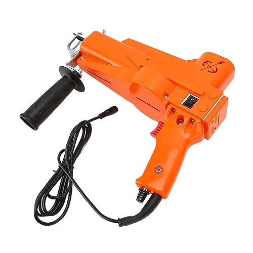 Generic Elektroteppich Tufting-Maschine, Handheld Effektiv 100-240 V Sturdy Teppich Tuffting Machine Orange für Workshop (EU-Stecker) von Generic