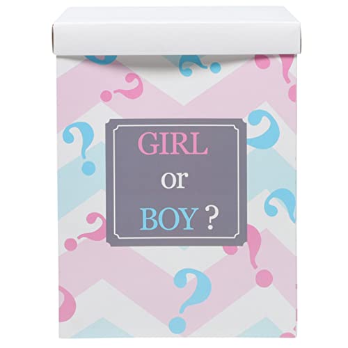 Generic Gender-Reveal-Box – Gender-Reveal-Ballonbox Gender-Reveal-Box Für Luftballons Jungen- Oder Mädchen-Ballonboxen Babyparty-Blöcke von Generic