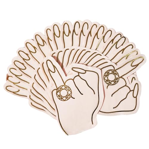 Generic HGREAA Servietten für Junggesellinnenabschiede, rosa Ring-Finger-Folie, 3-lagig, 40 Stück, Junggesellinnenabschied, Dekorationen, Gastgeschenke, Brautparty, Verlobungsdekoration Generic HGREAA Servietten für Junggesellinnenabschiede, rosa Ring-Finger-Folie, 3-lagig, 40 Stück, Junggesellinnenabschied, Dekorationen, Gastgeschenke, Brautparty, Verlobungsdekoration von Generic