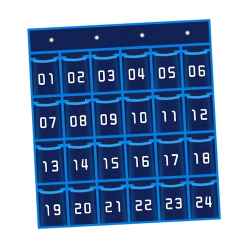 Generic Hängetasche Als Wandorganizer Und Handyhalter für Klassenzimmer mit Nummerierten Fächern Aus Vliesstoff Zum Aufhängen für Schule Büro Und Wohnhei, 24 Gitter Generic Hängetasche Als Wandorganizer Und Handyhalter für Klassenzimmer mit Nummerierten Fächern Aus Vliesstoff Zum Aufhängen für Schule Büro Und Wohnhei, 24 Gitter von Generic