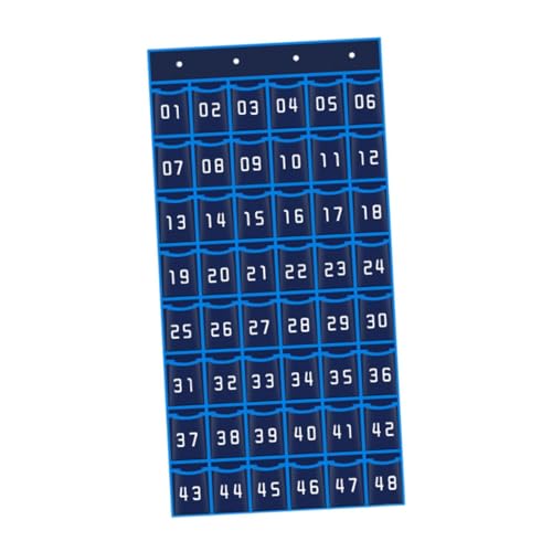 Generic Hängetasche Als Wandorganizer Und Handyhalter für Klassenzimmer mit Nummerierten Fächern Aus Vliesstoff Zum Aufhängen für Schule Büro Und Wohnhei, 48 Gitter Generic Hängetasche Als Wandorganizer Und Handyhalter für Klassenzimmer mit Nummerierten Fächern Aus Vliesstoff Zum Aufhängen für Schule Büro Und Wohnhei, 48 Gitter von Generic