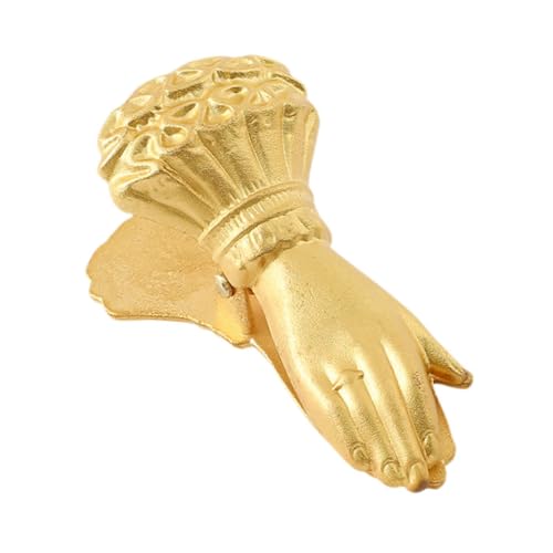 Generic Handförmige Büroklammer, Buchklammer, Notizbuch Zubehör, Dekoration, Papierklammer, Seitenhalter für Zuhause, Scrapbook, Journaling, Büro, Gold von Generic