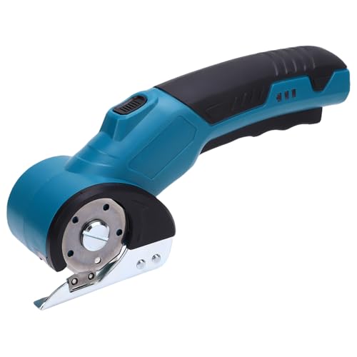 Generic Hohe Effizienz Elektrische Stoffschere Genaue Schneider für Handwerker SeamalStresses Papierverpackung (BLUE) von Generic