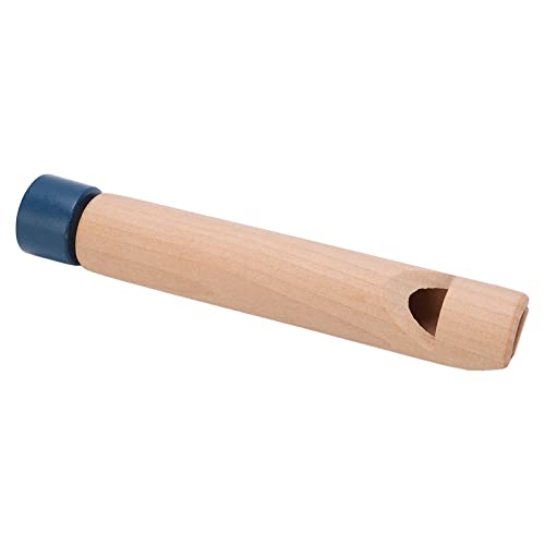 Generic Holzrutsche Pfeife, Rhythmische und Angenehme Bildungsmusikinstrument Easy Operation Holden Push Pull Flöte für Kinder Zum Stimmtraining (logblauer Griff) von Generic