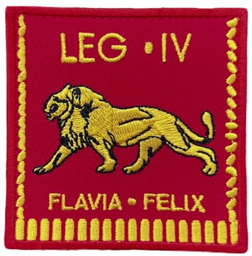 Generic Karma651 Flavia Felix Aufnäher mit Klettverschluss, Motiv: römisches Reich, Aquila, Wolf, Rot, 7,6 cm, Rot Generic Karma651 Flavia Felix Aufnäher mit Klettverschluss, Motiv: römisches Reich, Aquila, Wolf, Rot, 7,6 cm, Rot von Generic