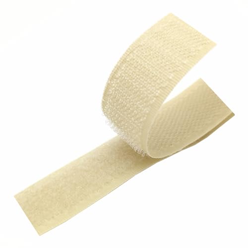 Generic Klettband Annähen 38mm Beige nicht klebendes Nylongewebe Befestigungsset für Kleidung, Taschen, Schuhe, Rucksäcke, DIY-Kunsthandwerk Generic Klettband Annähen 38mm Beige nicht klebendes Nylongewebe Befestigungsset für Kleidung, Taschen, Schuhe, Rucksäcke, DIY-Kunsthandwerk von Generic