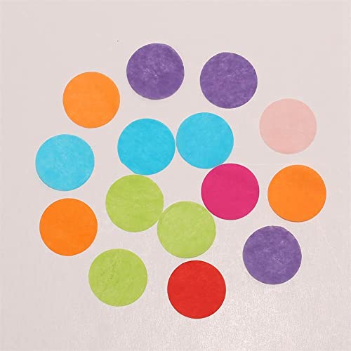 Generic Konfetti, Farbenfrohe Konfetti, Farbenfroh für Hochzeits -DIY -Accessoires (Kreisförmige Farbe) von Generic