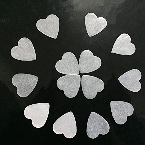 Generic Konfetti, Farbenfrohe Konfetti, Farbenfroh für Hochzeits -DIY -Accessoires (Pfirsichherz weiß) von Generic
