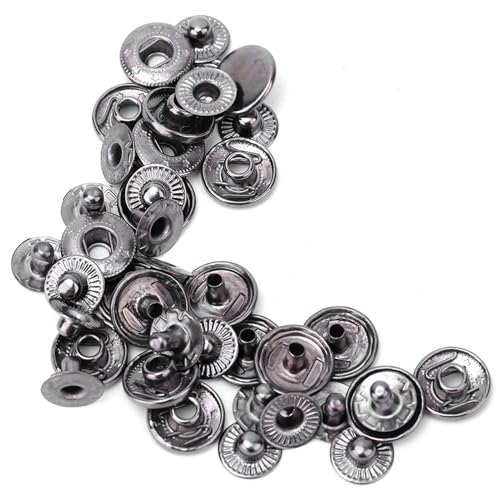 Generic Langlebige Metallknöpfe, überdachtes Knopfkit, Schönes Praktisches Erscheinungsbild für Kleidung (12,5 mm) von Generic