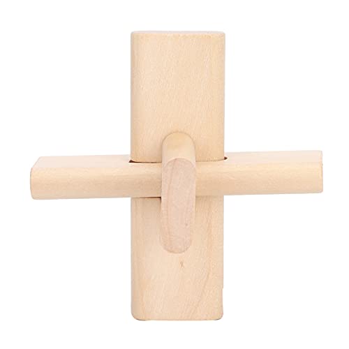 Generic Mind Puzzle, Hölzerne Gehirnrätsel Puzzle Schloss Entsperren Spielzeug Geduld Training Intelligentes Hirnteaser Holz Schloss Spielzeug von Generic