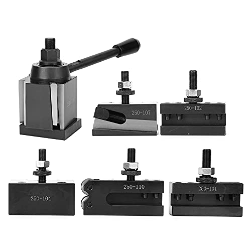 Generic Mini Drehmaschine Tool Post, Hohe Härte Mini Drehmaschine Schnellwechsel Werkzeug Postwerkzeug Post Stahl für Drehmaschine Generic Mini Drehmaschine Tool Post, Hohe Härte Mini Drehmaschine Schnellwechsel Werkzeug Postwerkzeug Post Stahl für Drehmaschine von Generic