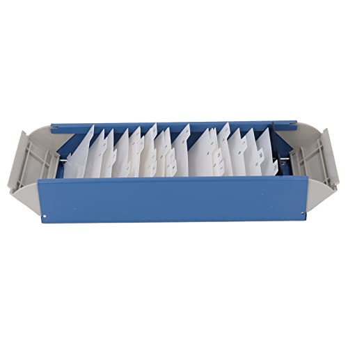 Generic Organisator des Eigentümers von Visitenkarten AZ AZ Box der Karteikartendatei für 800, Hohe Transparente Deckung Easy Business Management, Speicherung von Bürovorräten (BLUE) von Generic
