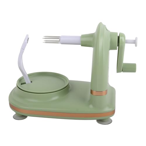 Generic Peeler, Automatische Kartoffelschäler PP Edelstahl Handkurbel Apfelschäler Sicher und Effizienter Obstschäler für Runde Apfelfrüchte ähnlicher Größe (hellgrün) von Generic