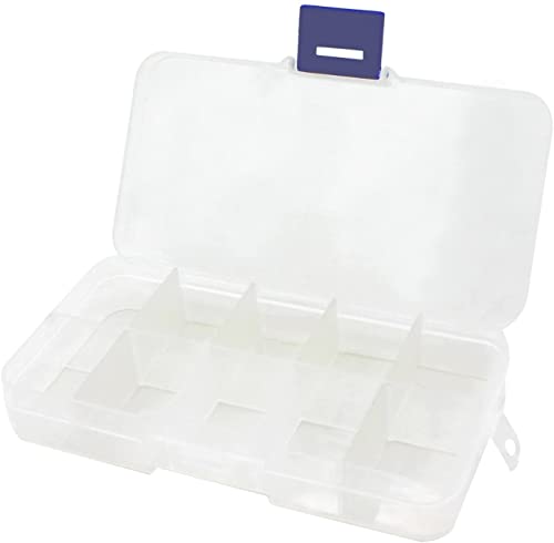 Generic Schmuckkästchen, 10 Gitter, transparent, Kunststoff, Aufbewahrungsbox mit verstellbaren Trennwänden für Perlen, Schmuck, Kleinteile, 13 cm x 7 cm x 2.2 cm Generic Schmuckkästchen, 10 Gitter, transparent, Kunststoff, Aufbewahrungsbox mit verstellbaren Trennwänden für Perlen, Schmuck, Kleinteile, 13 cm x 7 cm x 2.2 cm von Generic