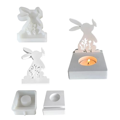 Generic Silikonformen Gießformen, Ostern Silikonform, 3D Hasenform für Ostern, Osterhase Hase Kerze Candy Schokoladenharzform, DIY Hasenform für Ostern Generic Silikonformen Gießformen, Ostern Silikonform, 3D Hasenform für Ostern, Osterhase Hase Kerze Candy Schokoladenharzform, DIY Hasenform für Ostern von Generic