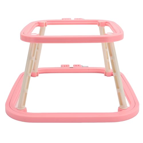 Generic Stitch -Hoop -Ständer, Flexible Kleine Integrierte Effektive Eng Verstellbare Doppelschicht Stickrahmen für Handwerksprojekte (Rot) von Generic