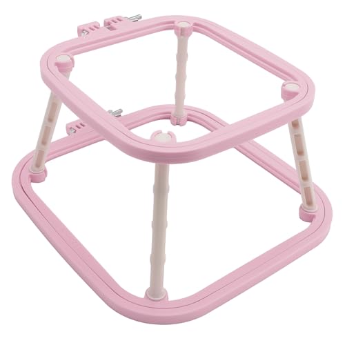 Generic Stitch -Hoop -Ständer, Flexible Kleine Integrierte Effektive Eng Verstellbare Doppelschicht Stickrahmen für Handwerksprojekte (helles Lila) von Generic