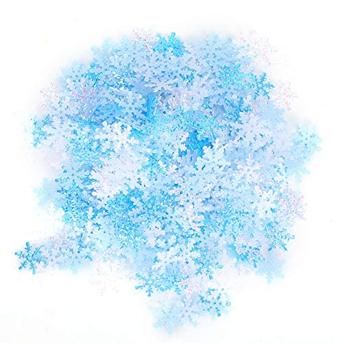 Generic Weihnachten Konfetti, Blau und weiß mit 1 Pack Weihnachten Glitzer Konfetti Zur Dekoration von Generic