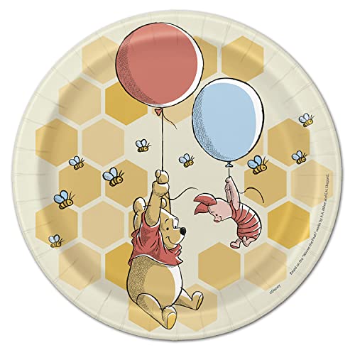 Generic Winnie Puuh Cartoon Kinderfreundlich Mehrfarbig Rund Dessertteller, 17,8 cm, für 24 Stück Generic Winnie Puuh Cartoon Kinderfreundlich Mehrfarbig Rund Dessertteller, 17,8 cm, für 24 Stück von Generic