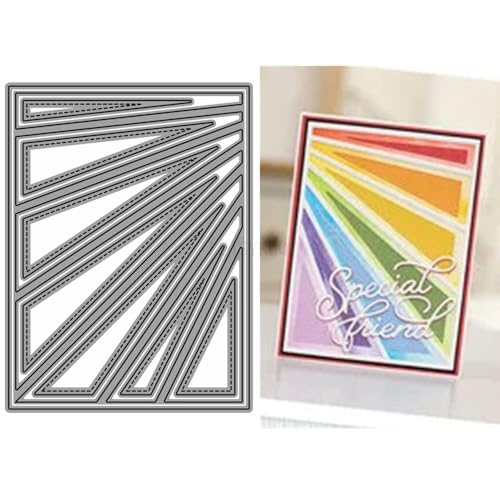 Geometrie-Stanzformen für Kartenherstellung, Hintergrundbrett, Metall-Stanzformen für Papier, Scrapbooking, DIY-Schablonen für Album, Party, Hochzeit, Festivals, Dekoration von Generic