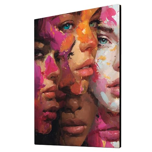 Gesicht Malen Nach Zahlen Erwachsene Frau Malen Nach Zahlen 50x70 cm DIY Basteln Erwachsene Klarheit Farbe Leinwan Bilder mit Acrylfarben Set 3 Typen Pinsel für Wanddeko Wohnzimmer, Geschenke 2YH-5235 Gesicht Malen Nach Zahlen Erwachsene Frau Malen Nach Zahlen 50x70 cm DIY Basteln Erwachsene Klarheit Farbe Leinwan Bilder mit Acrylfarben Set 3 Typen Pinsel für Wanddeko Wohnzimmer, Geschenke 2YH-5235 von Generic