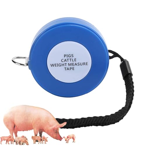 Gewichtsmessband, Viehgewicht und Maßband, Körpermessband Gewichtband Ziegenband, Professionelle einziehbare Schweinefektion für Nutztiere Gewichtsmessband, Viehgewicht und Maßband, Körpermessband Gewichtband Ziegenband, Professionelle einziehbare Schweinefektion für Nutztiere von Generic