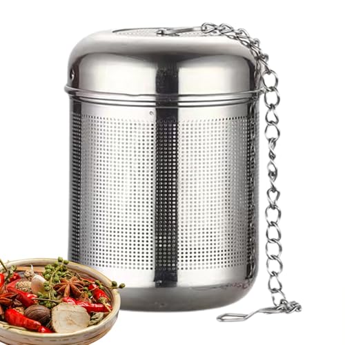 Gewürzsieb – Teeballfilter, Trennkorbfilter für Suppe | Gewürzbox für Zuhause, Küchenzubehör, Teeballsieb aus Netzstoff, Gewürzfilter Gewürzsieb – Teeballfilter, Trennkorbfilter für Suppe | Gewürzbox für Zuhause, Küchenzubehör, Teeballsieb aus Netzstoff, Gewürzfilter von Generic