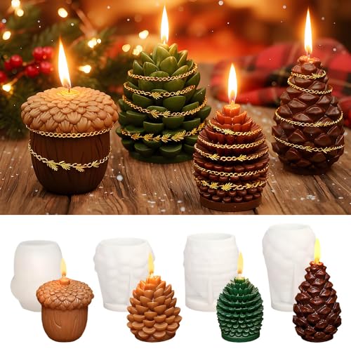 Gießformen Silikon Weihnachten Tannenzapfen, Silikonformen Gießformen Weihnachten Silikonform Weihnachten Tannenzapfen Gipsform zum Gießen Tannenzapfen Silikonformen Weihnachten für DIY Kerzen (A) Gießformen Silikon Weihnachten Tannenzapfen, Silikonformen Gießformen Weihnachten Silikonform Weihnachten Tannenzapfen Gipsform zum Gießen Tannenzapfen Silikonformen Weihnachten für DIY Kerzen (A) von Generic