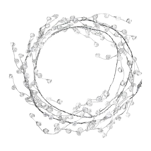 Girlande, wunderschöne Perlengirlande für eine festliche Dekoration, glitzernde Hängedekorationen für Weihnachtsbäume, Hochzeiten und Heimdekoration, perfekt P Girlande, wunderschöne Perlengirlande für eine festliche Dekoration, glitzernde Hängedekorationen für Weihnachtsbäume, Hochzeiten und Heimdekoration, perfekt P von Generic