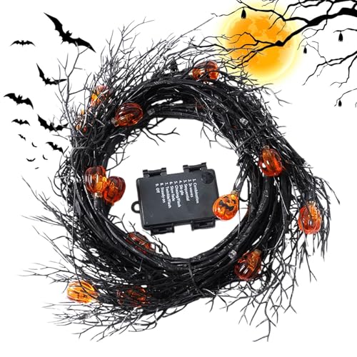 -Girlande mit Lichtern, Halloween-Girlande mit Lichtern, dekorative Herbstlichterkette, Halloween-Lichterkette mit einzigartigem Licht, Türkranz von Hallowe -Girlande mit Lichtern, Halloween-Girlande mit Lichtern, dekorative Herbstlichterkette, Halloween-Lichterkette mit einzigartigem Licht, Türkranz von Hallowe von Generic