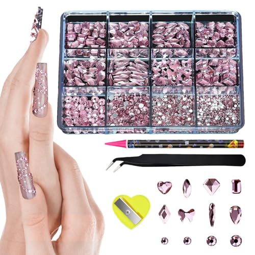 Glänzende Strasssteine für Nägel, Nageldekoration mit Strasssteinen, Kunst-Dekoration für Fingernägel, einzigartige Form für die Arbeit Glänzende Strasssteine für Nägel, Nageldekoration mit Strasssteinen, Kunst-Dekoration für Fingernägel, einzigartige Form für die Arbeit von Generic