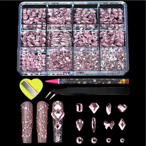 Glänzende Strasssteine für Nägel, Nageldekoration mit Strasssteinen, Nageldekoration für Damen, mit glitzernden Strasssteinen, Schmuck mit Strasssteinen von Generic