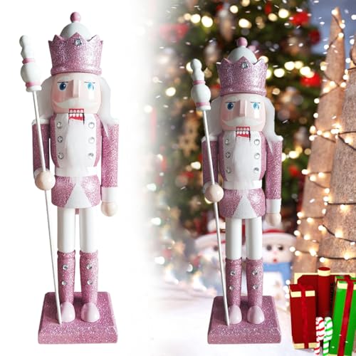 Glänzende Weihnachtssoldat-Holzfigur: Feiertags-Schreibtisch-Dekoration Glänzende Weihnachtssoldat-Holzfigur: Feiertags-Schreibtisch-Dekoration von Generic