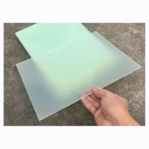 Glasfaserplatte, 0.1-14mm Dicke FR4 Platten Dialekt Substrat Grünes Glasfaserplatte FR-4 Epoxidharz Glas Epoxidharz Dünne Platte PCB(500mm*600mm,0.1mm) von Generic