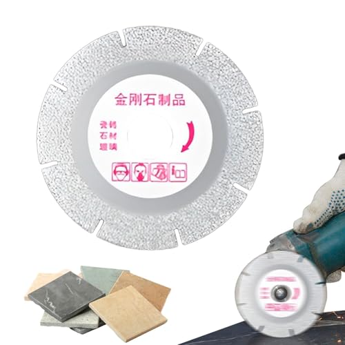 Glasschneidescheibe, Fliesen-Cutter Tool | Zahndesign Glasschneider zum Schleifen | Multifunktionales Rotationswerkzeug, abgeschnittene für Keramik, Fliese, Jade, Weinflasche, Glas, Stein von Generic