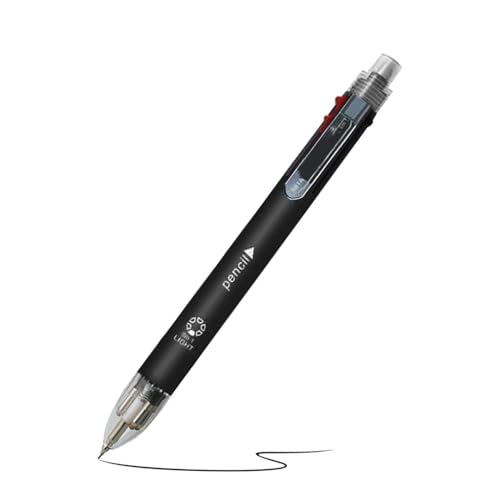 Glatter Kugelschreiber, weicher Schreibstift – Stift austauschbar mit Bleistift, einziehbares Schreibwaren mit Federn, weiches Schreiben, für Schulbedarf Glatter Kugelschreiber, weicher Schreibstift – Stift austauschbar mit Bleistift, einziehbares Schreibwaren mit Federn, weiches Schreiben, für Schulbedarf von Generic