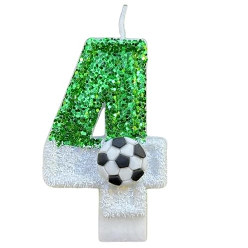 Glitzer Jubiläumskerzen - Glitzer Fußball Kerzen Dekorationen, Fußball Thema Kuchen Dekorationen | Fußball Design Kuchen Kerzen, Kreative Kuchen Dekoration für Geburtstag Hochzeit Feiern Glitzer Jubiläumskerzen - Glitzer Fußball Kerzen Dekorationen, Fußball Thema Kuchen Dekorationen | Fußball Design Kuchen Kerzen, Kreative Kuchen Dekoration für Geburtstag Hochzeit Feiern von Generic