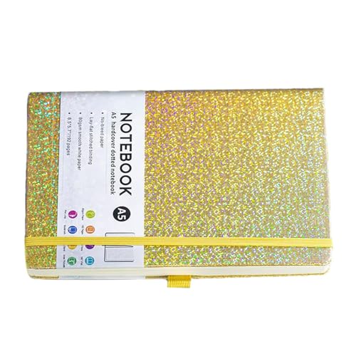 Glitzer-Notizbuch, Glitzer-Notizbuch – Tagesplaner | Glitzer-A5-Notizbuch mit 160 Seiten Hardcover für Notizen 8,4 x 5,7 Zoll Glitzer-Notizbuch, Glitzer-Notizbuch – Tagesplaner | Glitzer-A5-Notizbuch mit 160 Seiten Hardcover für Notizen 8,4 x 5,7 Zoll von Generic