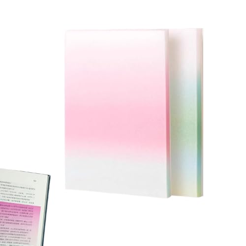 Glitzernde Haftnotizen, 2026 neue Glitzer-Notizblöcke, durchsichtige, selbstklebende Haftnotizen, kleine Aufgabenliste, Bürobedarf(2Pack,L) von Generic