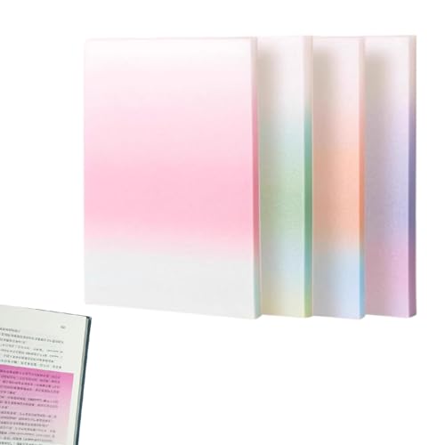 Glitzernde Haftnotizen, 2026 neue Glitzer-Notizblöcke, durchsichtige, selbstklebende Haftnotizen, kleine Aufgabenliste, Bürobedarf(4Pack,L) von Generic
