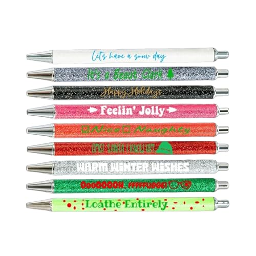 Glitzerstift mit lustigen Sprüchen, Fantasie-Kugelschreiber passiv vibrierend | Weihnachtsstifte Lustige Glitzer Kugelschreiber | Lustige Glitzer Kugelschreiber, Niedlich, Funkeln Glitzerstift mit lustigen Sprüchen, Fantasie-Kugelschreiber passiv vibrierend | Weihnachtsstifte Lustige Glitzer Kugelschreiber | Lustige Glitzer Kugelschreiber, Niedlich, Funkeln von Generic