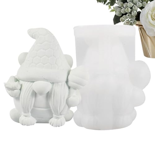 Gnom-Kerzenform, Zwergsilikonform | 3D Seifenform Zwergkerzen Form | ungerahmte Casting-Kuchendekoration Gnom-Kerzenform, Zwergsilikonform | 3D Seifenform Zwergkerzen Form | ungerahmte Casting-Kuchendekoration von Generic