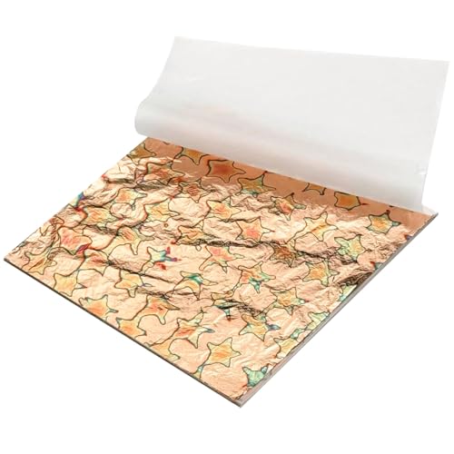 Goldfolien-Blätter mit Sternmuster zum Basteln, Scrapbooking, Kartengestaltung und Heimdekorationsprojekte von Generic