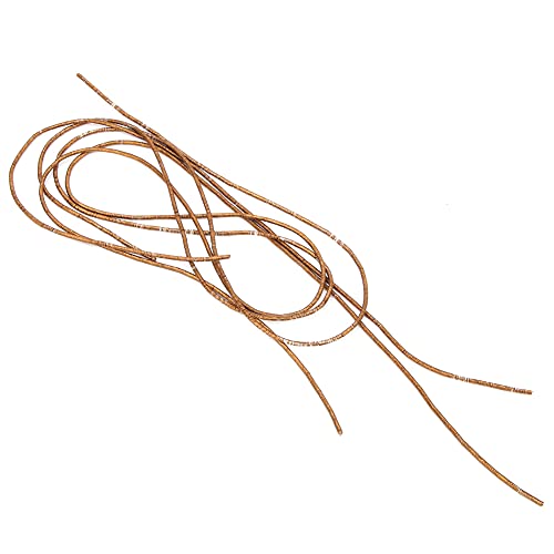 Goldgefüllter Draht für Schmuckherstellung, 1,5 Mm Durchschnittshandbuch DIY String Bullion Draht Gimp String French Draht für Schmuck Making for Sticky und Schmuckzucht (Kaffeelinie) von Generic