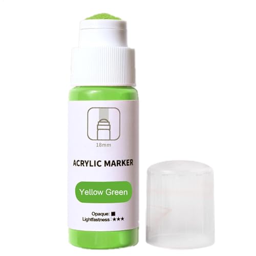 Graffiti Marker, Acrylstift mit 18 mm Spitze auf Wasserbasis - 60 ml Permanentmarker, wasserfest, lichtbeständig, starke Haftung, Grafzubehör Graffiti Marker, Acrylstift mit 18 mm Spitze auf Wasserbasis - 60 ml Permanentmarker, wasserfest, lichtbeständig, starke Haftung, Grafzubehör von Generic