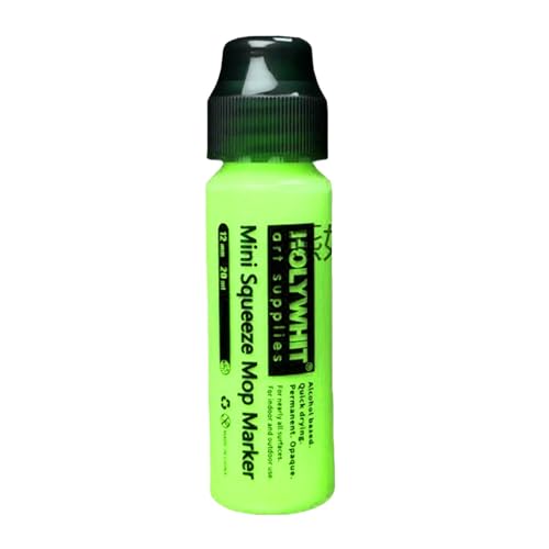 Graffiti-Marker – Graffiti-Marker mit Mopp, wasserdichter Acrylfarbenmarker mit Meißelspitze, wiederaufladbarer fluoreszierender Kugelschreiber, Zubehör Graffiti-Marker – Graffiti-Marker mit Mopp, wasserdichter Acrylfarbenmarker mit Meißelspitze, wiederaufladbarer fluoreszierender Kugelschreiber, Zubehör von Generic
