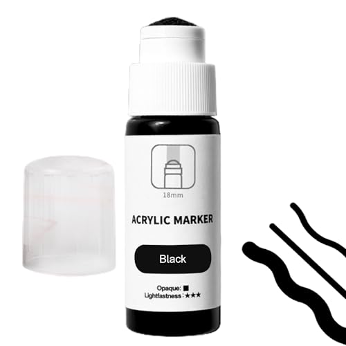 Graffiti-Marker – Set mit Permanent-Markern, kühne, feine Trick-Stifte | 18 mm Tipp auf Wasserbasis aus Acryl, lebendiges Straßen-Zeichenset, Auszieher-Werkzeuge von Generic